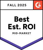 G2 Fall 2026 Best ROI Mid-Market