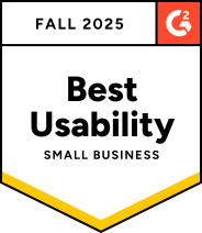 G2 Fall 2026 Best Usability Small Business
