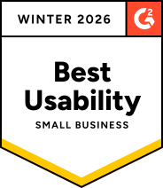 G2 Winter 2026 Best Usability Small Business